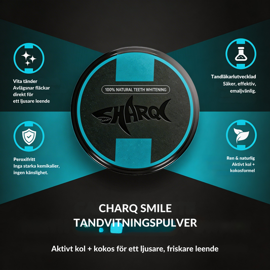 CharQSmile Natural Whitening Powder